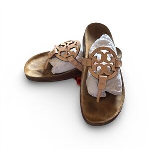 Tory Burch Peach Miller Cloud Sandals~Sz. 8